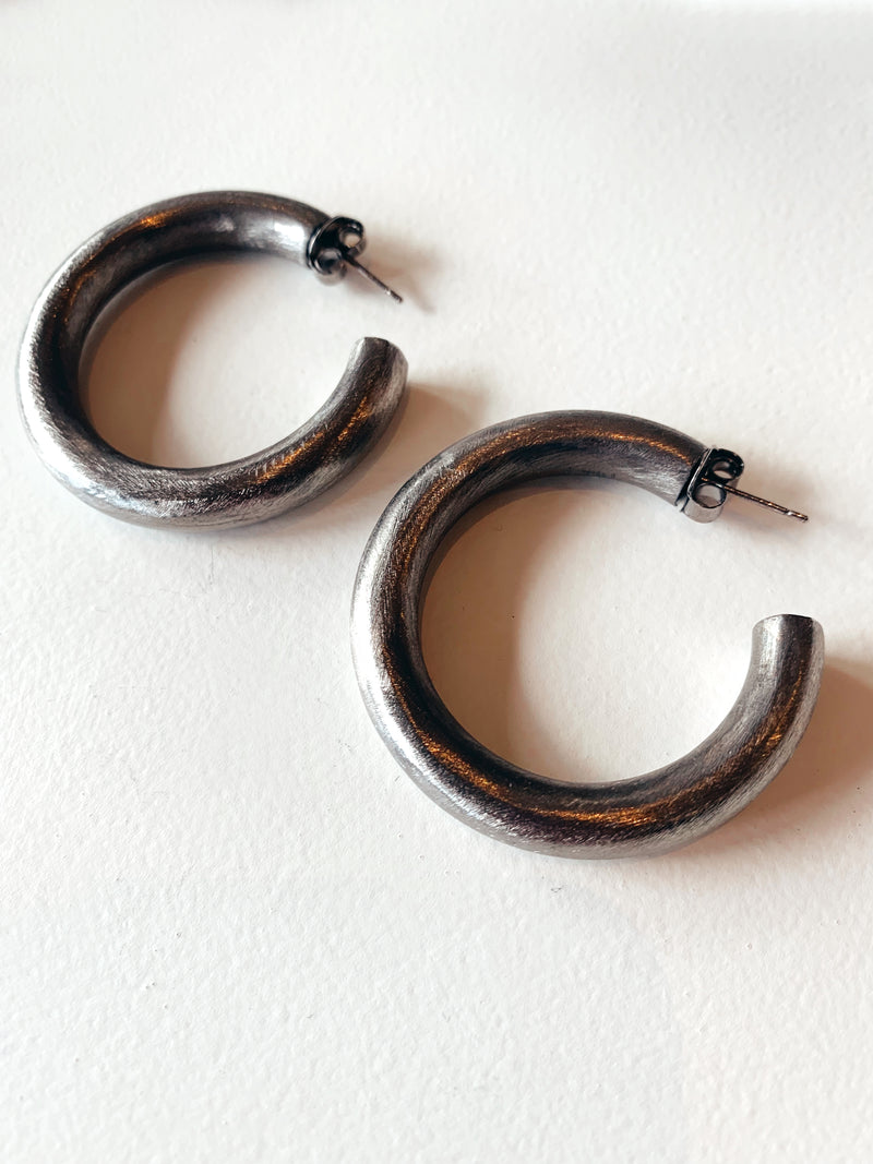 BC Chambord Gunmetal Hoops