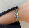 Bezel Tennis Bracelet- Emerald