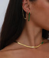 Alessia Drop Earrings- Emerald