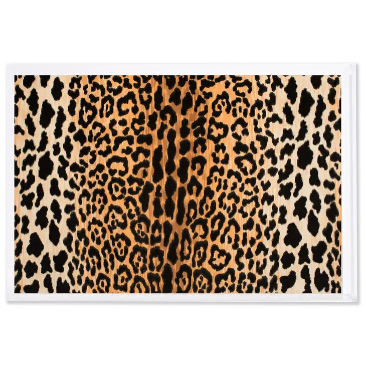 Leopard Print Tray-Small