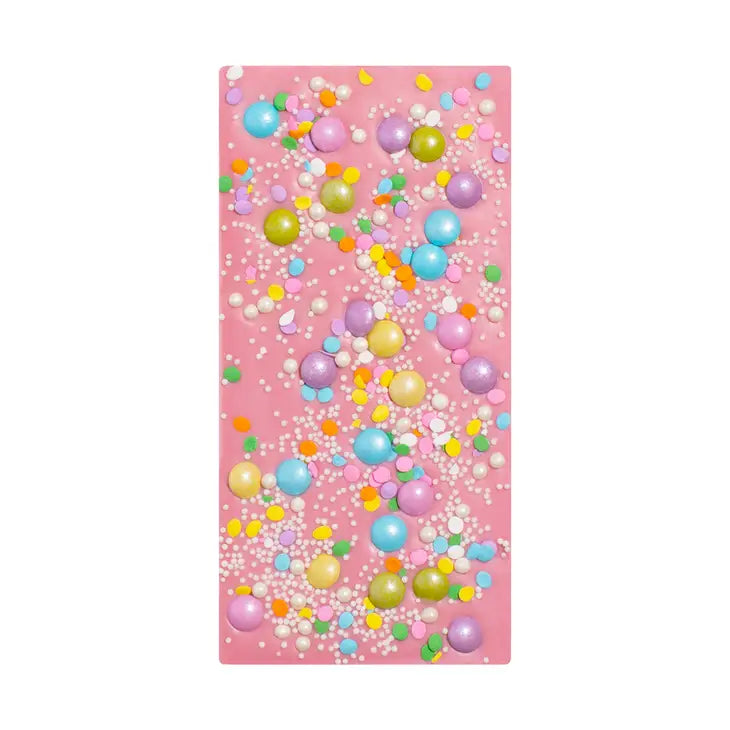 Pink Chocolate Confetti Bar